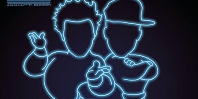 Black M en feat avec Kev Adams pour la BO du film \"Les Nouvelles Aventures d\'Aladin\"