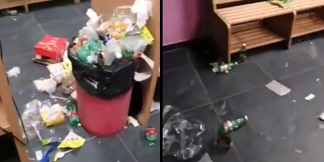 La séléction Italienne saccage les vestiaires après son élimination de la coupe du monde (Vidéo) 