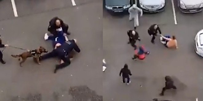 Des jeunes attaquent une patrouille de police pour libérer leur ami interpellé (Vidéo) 