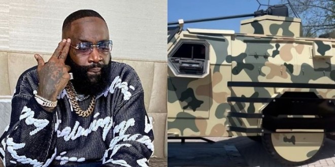 Rick Ross s’offre un Tank personnalisé et affole la toile (Vidéo) 