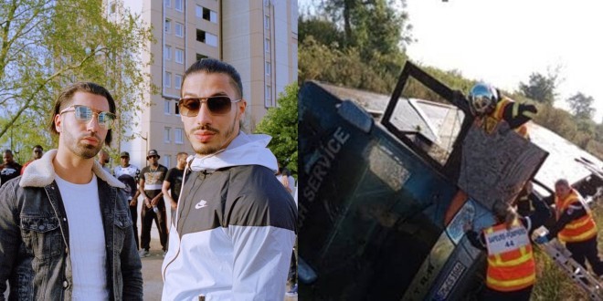 Un photographe de presse accuse PNL de l’avoir violenté après l’accident de leur tour bus