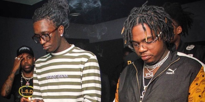 Young Thug et Gunna arrêtés pour des affaires liées aux gangs et risquent la perpétuité (Vidéo)  