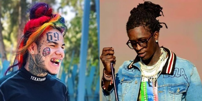 6ix9ine trolle méchamment Young Thug et le ridiculise (Photos) 