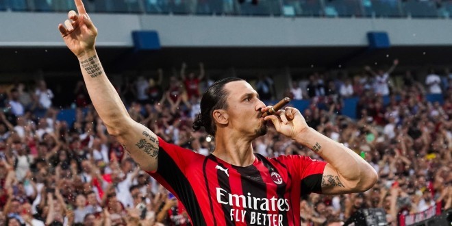 Zlatan Ibrahimovic fête le scudetto du Milan avec un Cigare et du champagne (Vidéo)  