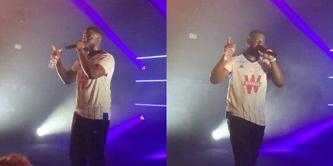 Dinos menace les personnes qui piquent les femmes durant les concerts (vidéo) 