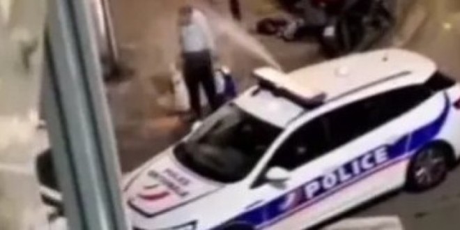 Des policiers aspergent un SDF de gaz lacrymogène et le laisse sans secours au Bourget (Vidéo) 