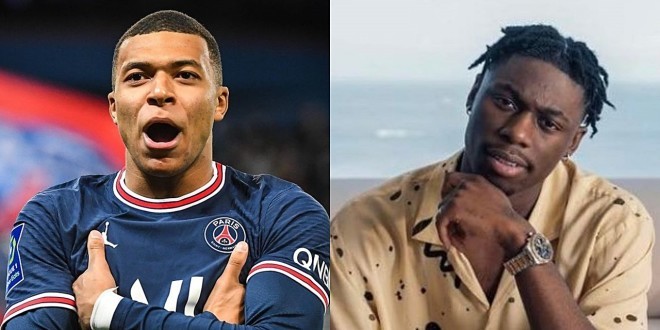 Kylian Mbappé fait les éloges de Tiakola :\'\'Il me met dans un bon mood\'\'