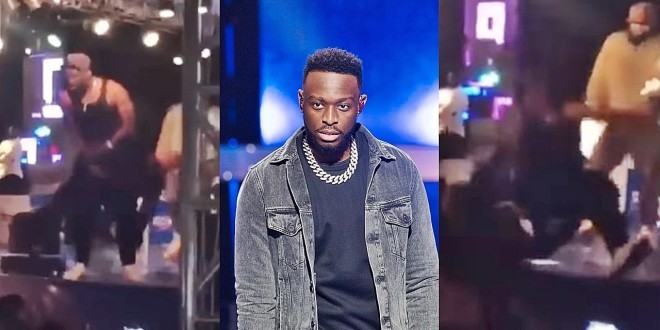 Dadju se fait violemment faucher par un individu lors de son dernier concert (vidéo)