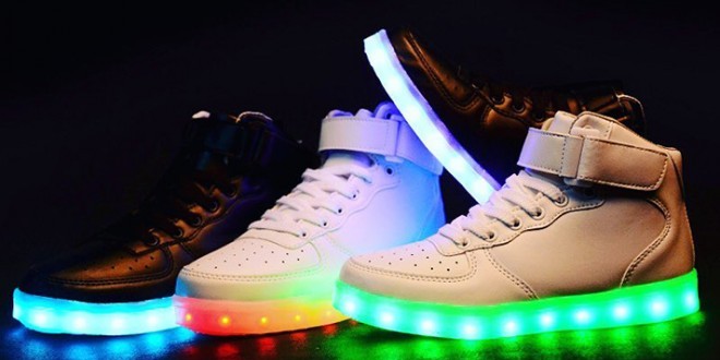 Ces chaussures LED qui suivent le rythme de votre musique !