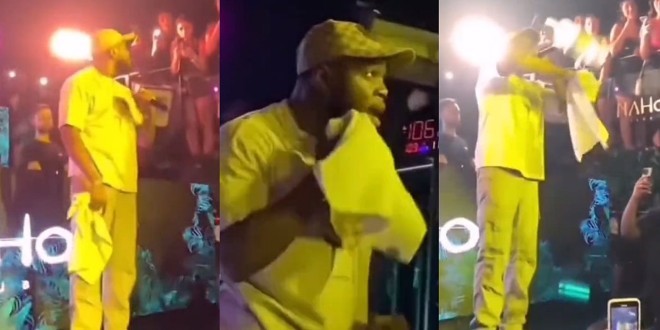 Fresh LaPeufra reçoit un projectile en plein concert (vidéo)