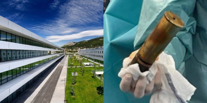 Un homme entre à l\'hôpital de Toulon avec un obus dans le fessier