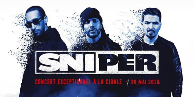 Sniper en concert le 28 Mai à la Cigale !