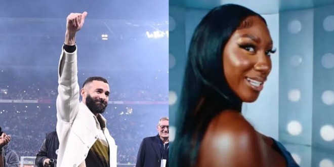 Karim Benzema valide le nouvel album d’Aya Nakamura « DNK »