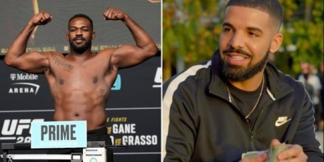 Drake parie une somme astronomique sur la victoire de Jon Jones contre Ciryl Gane ! 