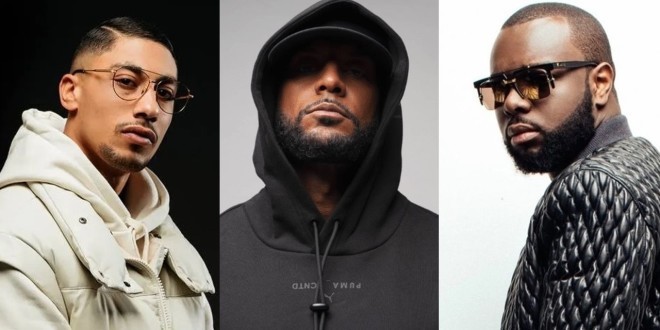 Le feat entre Gims et Maes se classe 47ème du Top 50 France, Booba réagit !