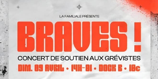 Un concert avec plus de 50 rappeurs pour soutenir les grévistes !