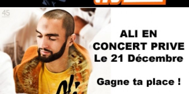 Participe au concert d\'Ali