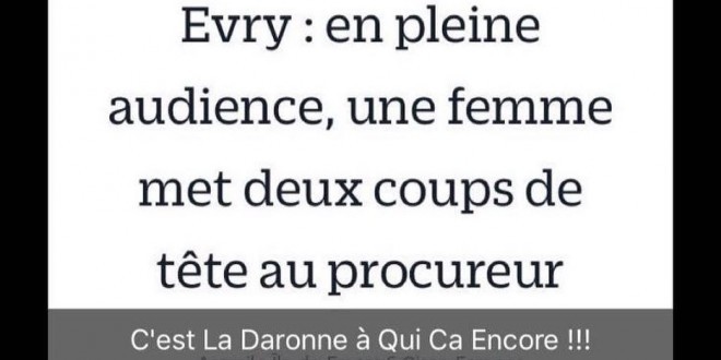 En pleine audience, une femme met deux coups de tête au procureur, Rohff réagit