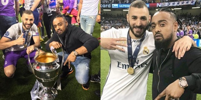 Alonzo et Gradur fêtent la victoire du Real auprès de Benzema
