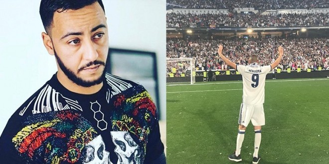 Karim Benzema fait une dédicace à Lacrim et Booba