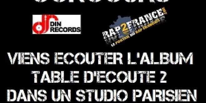 Concours Medine - Table d\'écoute 2
