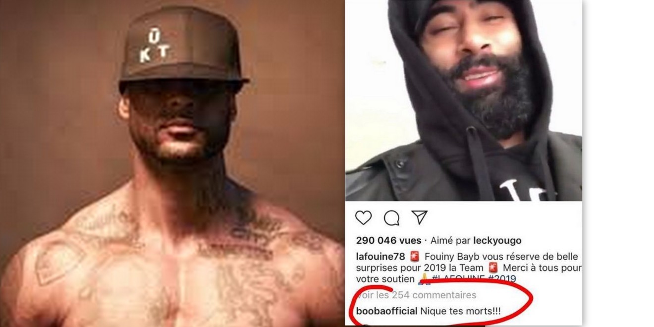 Booba insulte violemment La Fouine sur instagram dÃ©s le