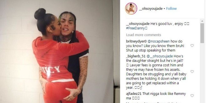La copine de Tekashi 6ix9ine le visite en prison et publie une photo sensuelle d\'eux