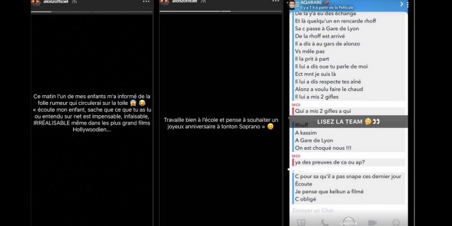 Alonzo réagit à la rumeur de sa bagarre avec Rohff !