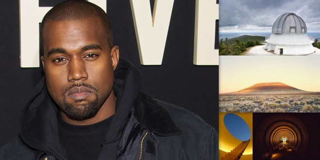 Kanye West paye 10 millions$ pour transformer un volcan en oeuvre d'art sous forme d'observatoire !