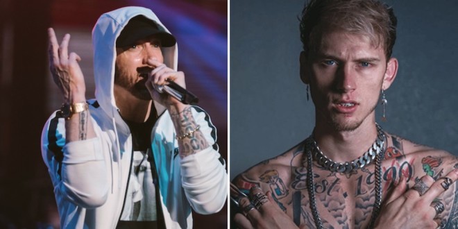 MGK détruit un autographe et pète un plomb quand un paparazzi lui parle d\'Eminem 