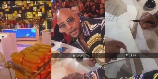 Booba signe le contrat du combat contre Kaaris en direct sur TPMP et offre des grecs au public !