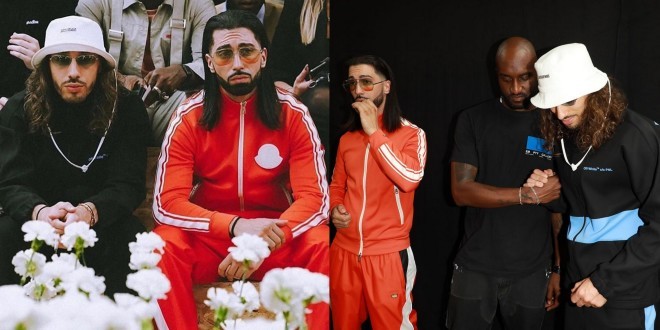 PNL très détendu et fume un joint au premier rang du défilé Off-White !