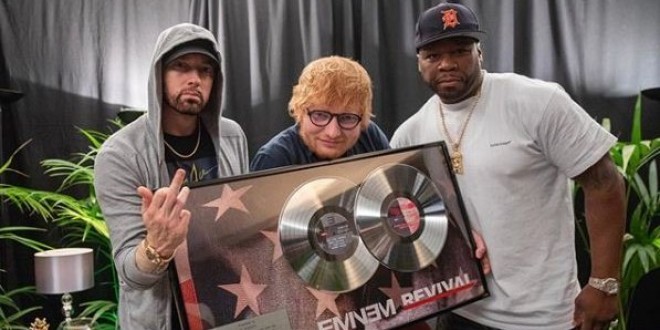 Ed Sheeran réunit Eminem et 50 Cent dans son nouveau titre \'\'Remember The Name\'\'
