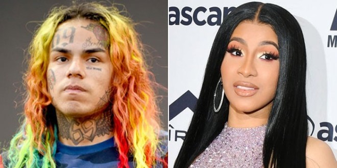 6ix9ine balance Cardi B qui selon lui serait membre du gang Nine Trey, elle lui répond ! 