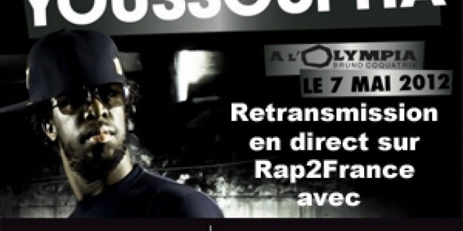 Vivez le concert de Youssoupha à l\'Olympia en direct sur Canal Street et Rap2France à 21h