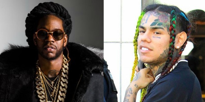 6ix9ine se fait attaqué grossièrement par le rappeur 2 Chainz (Vidéo)