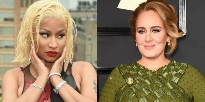 Nicki Minaj affirme avoir enregistré un morceau avec Adele !