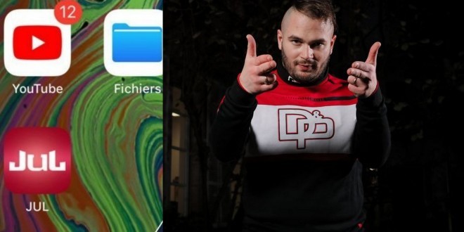 Jul est double platine en téléchargement avec son application mobile.. en 3 jours seulement ! 
