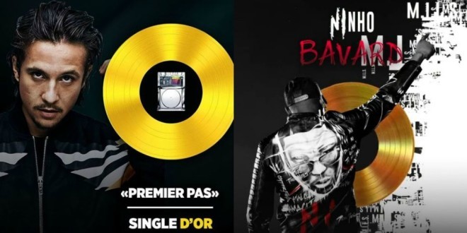 Les morceaux “Premier pas” de Nekfeu et “Bavard” de Ninho sont certifiés respectivement single d\'or !