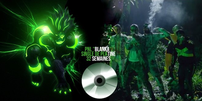Le titre \'\'Blanka\'\' de PNL est certifié single de platine ! 