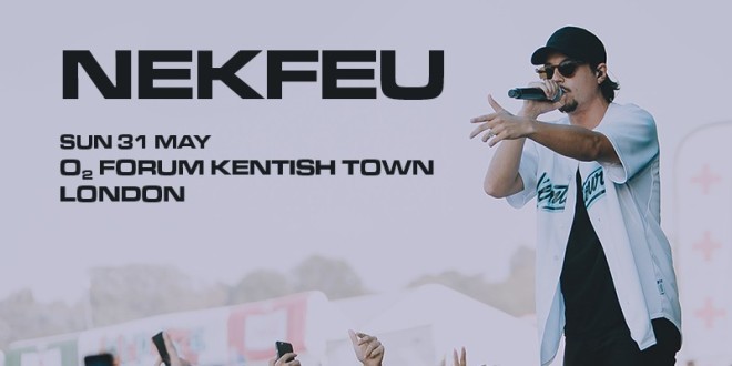 Nekfeu compte se produire le 31 Mai 2020 à Londres !