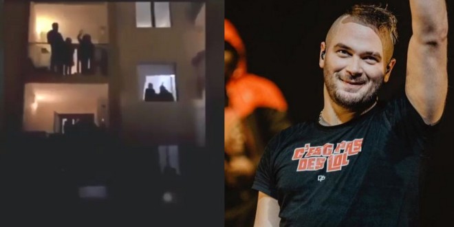 Confinement : Des fans organisent une fête depuis leur balcon en chantant du Jul (vidéo) 