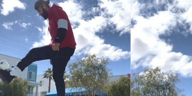 La Fouine participe au #PQchallenge lancé par les footballeurs (Vidéo)  