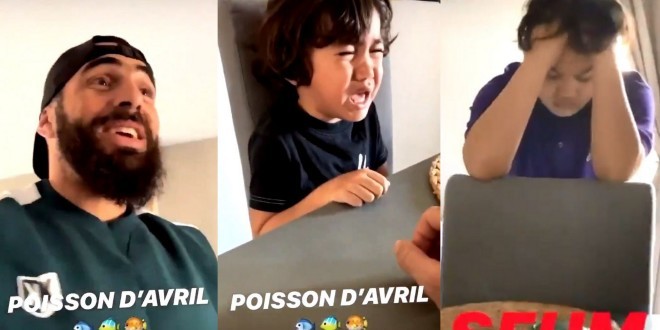 Médine fait croire à ses enfants que la reprise de l\'école c\'est pour demain ! (Vidéo) 