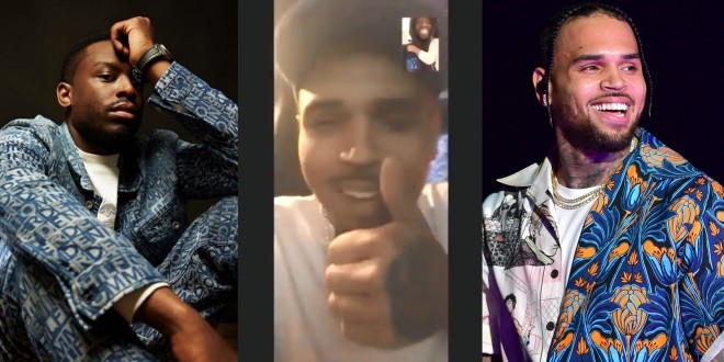 Dadju prouve le feat avec Chris Brown avec leur appel en facetime 