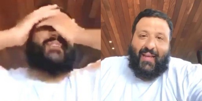 DJ Khaled, choqué, arrête immédiatement une fille qui twerk sur son live instagram (Vidéo)   