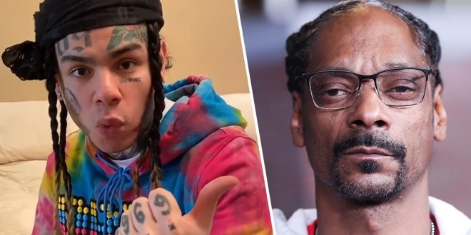 6ix9ine accuse avec preuve Snoop Dogg d’être une balance, il lui répond violemment ! 