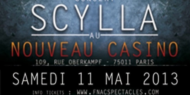 Scylla en concert le 11 Mai au Nouveau Casino !