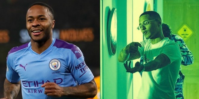 Raheem Sterling réagit à une dédicace de Freeze Corleone dans une punchline 