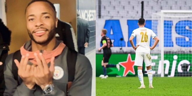 Raheem Sterling trolle l\'OM après la victoire de City :\'\'Sorry ma gatée\'\' 